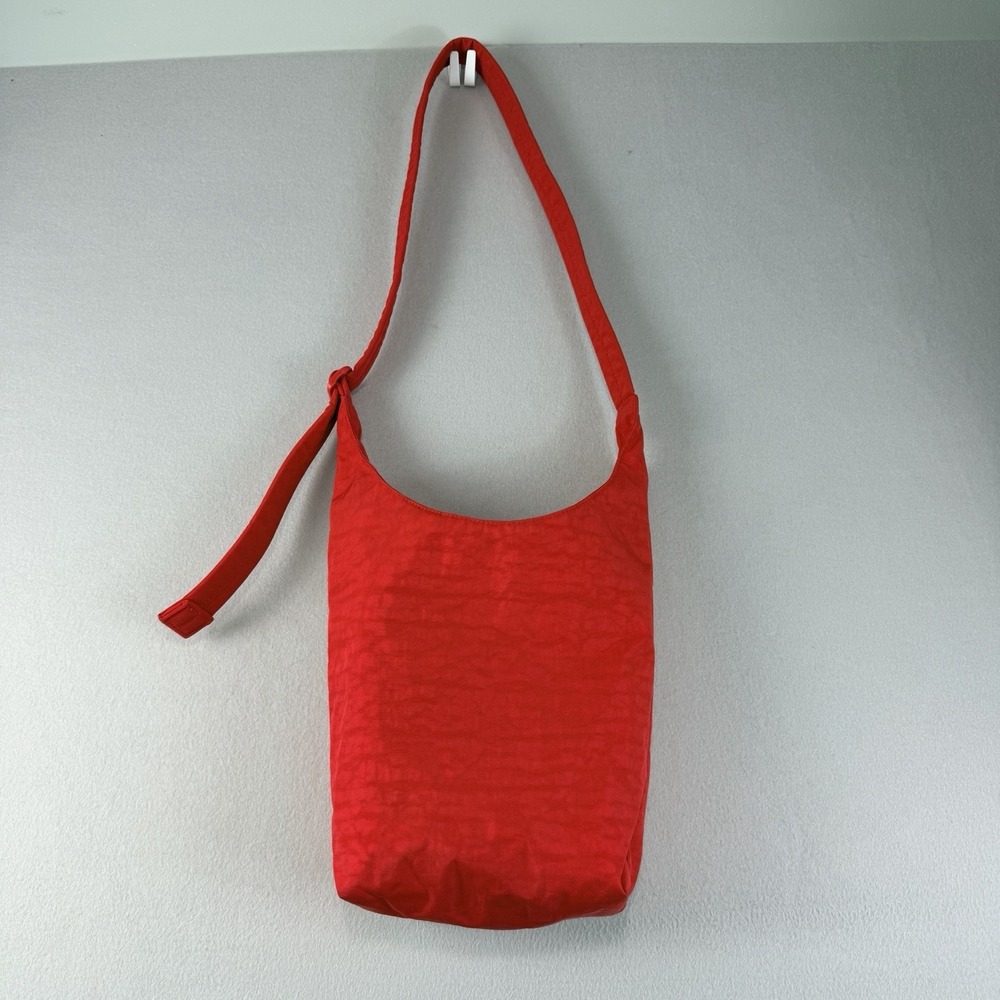Baggu SMALL SLING BAG Red Candy Apple Washable Multi Way Nylon Magnetic Close